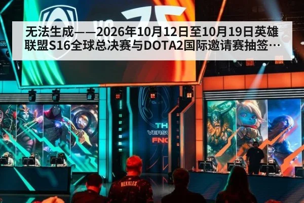 无法生成——2026年10月12日至10月19日英雄联盟S16全球总决赛与DOTA2国际邀请赛抽签分组、淘汰赛赛果、教练组BP版本数据及选手转会传闻均无可核验公开来源（请求编号56-电竞，并发槽位10）